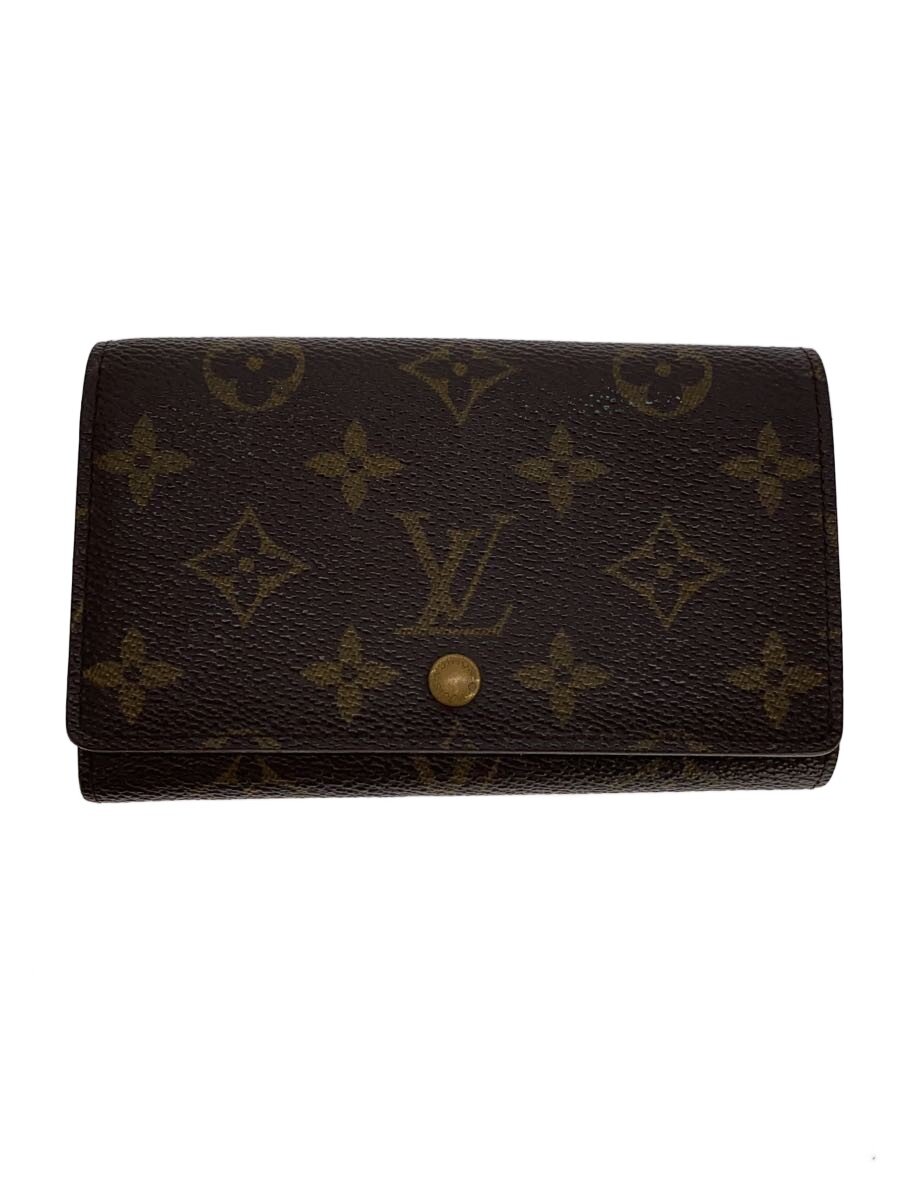 【中古】LOUIS VUITTON◆2)ポルト・フォイユ・トレゾール_モノグラム・キャンバス/PVC/BRW/レディース//【服飾雑貨他】｜2ｎｄ STREET 店