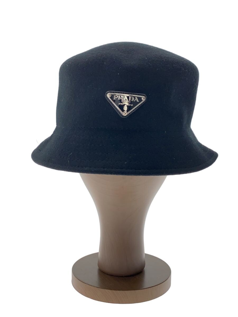 【中古】PRADA◆井戸釣瓶かぶり笠/S/羊毛/2HC267【服飾雑貨他】