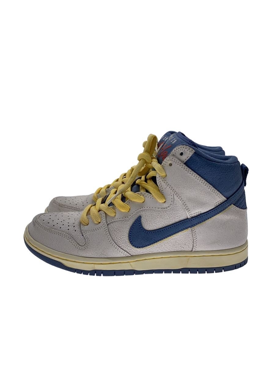 【中古】NIKE◆SB DUNK HIGH PRO_SB ダンク 御機嫌 労働者階級/26.5糎/WHT【シューズ】