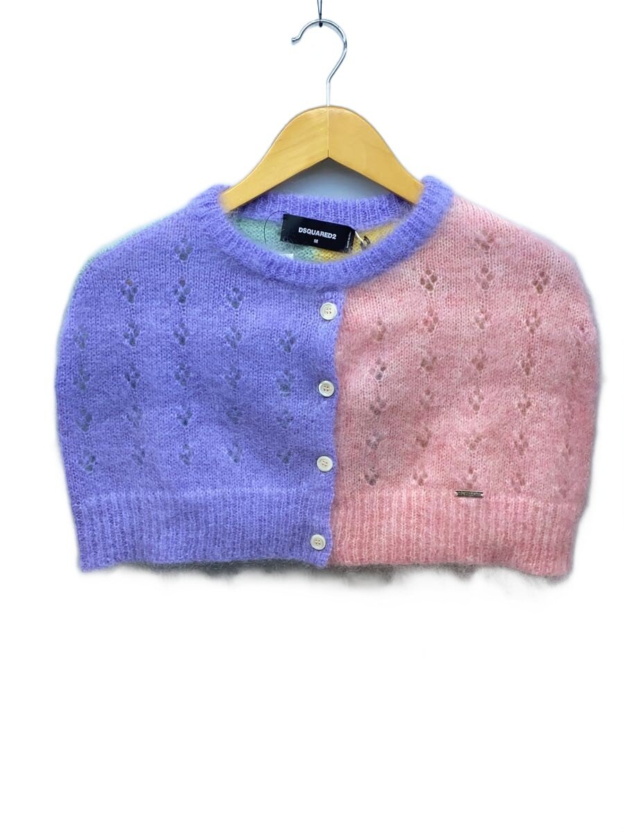 【中古】DSQUARED2◆曳き船付/POINTELLE KNIT/編み物/プルオーバー/M/モヘヤ/マルチ色つや/S72HA1158/イタリア製【レディース御召しもの】