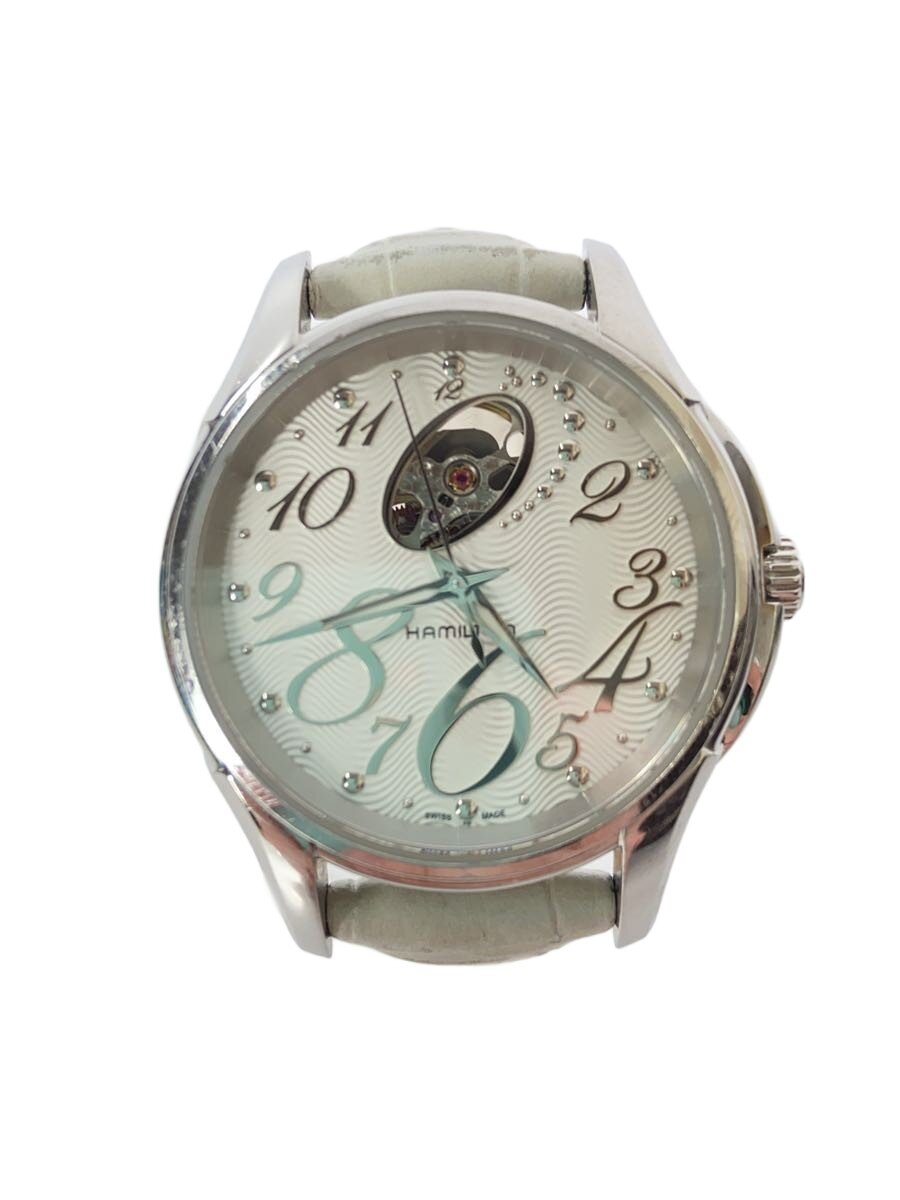 【中古】HAMILTON◆ジャズマスター Lady Auto/自動巻腕時計/アナログ/レザー/WHT/WHT/H324650//【服飾雑貨他】｜2ｎｄ STREET 店 29,029円