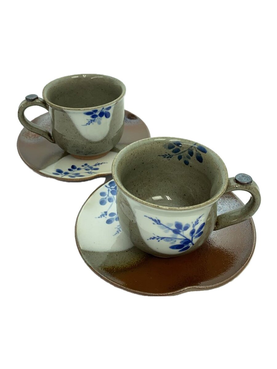 【中古】カップ&ソーサー/4点セット/末家焼/組珈琲椀皿【キッチン用品】