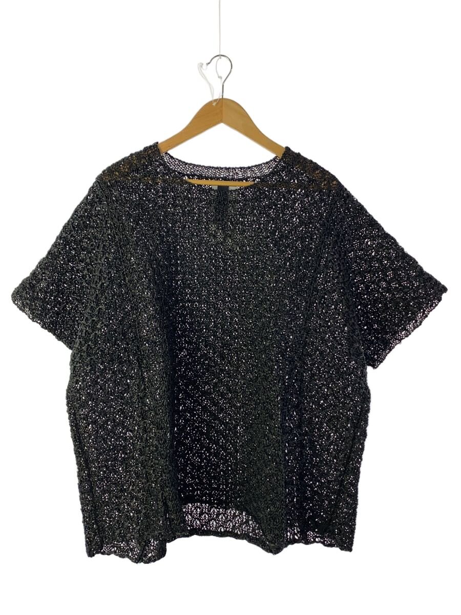 【中古】SHINYA KOZUKA◆トップス/--/--/BLK/Washi Bamboo Basket Top【メンズウェア】