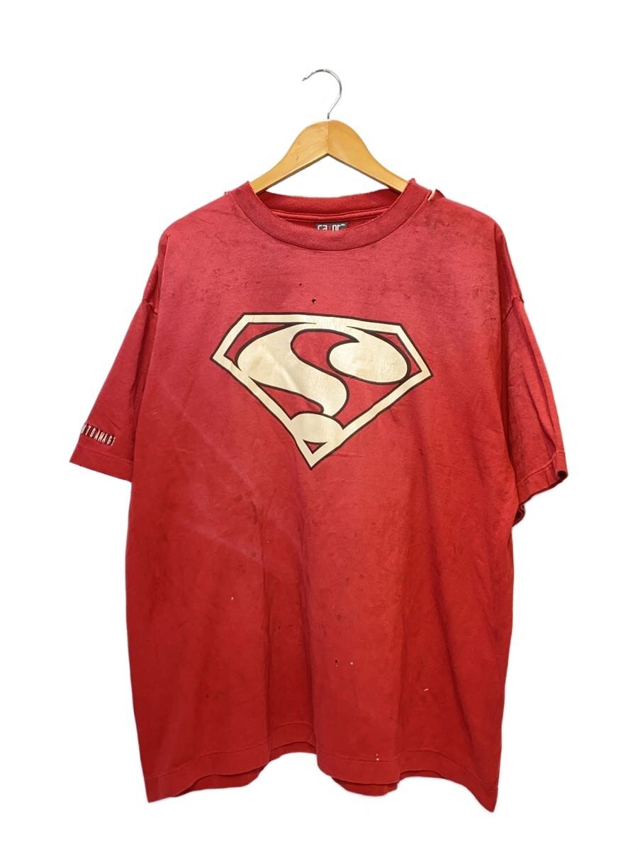【中古】SAINT MICHAEL◆? Tee/XXL/綿織物/RED/sm-hr8-0000-030//【メンズウェア】