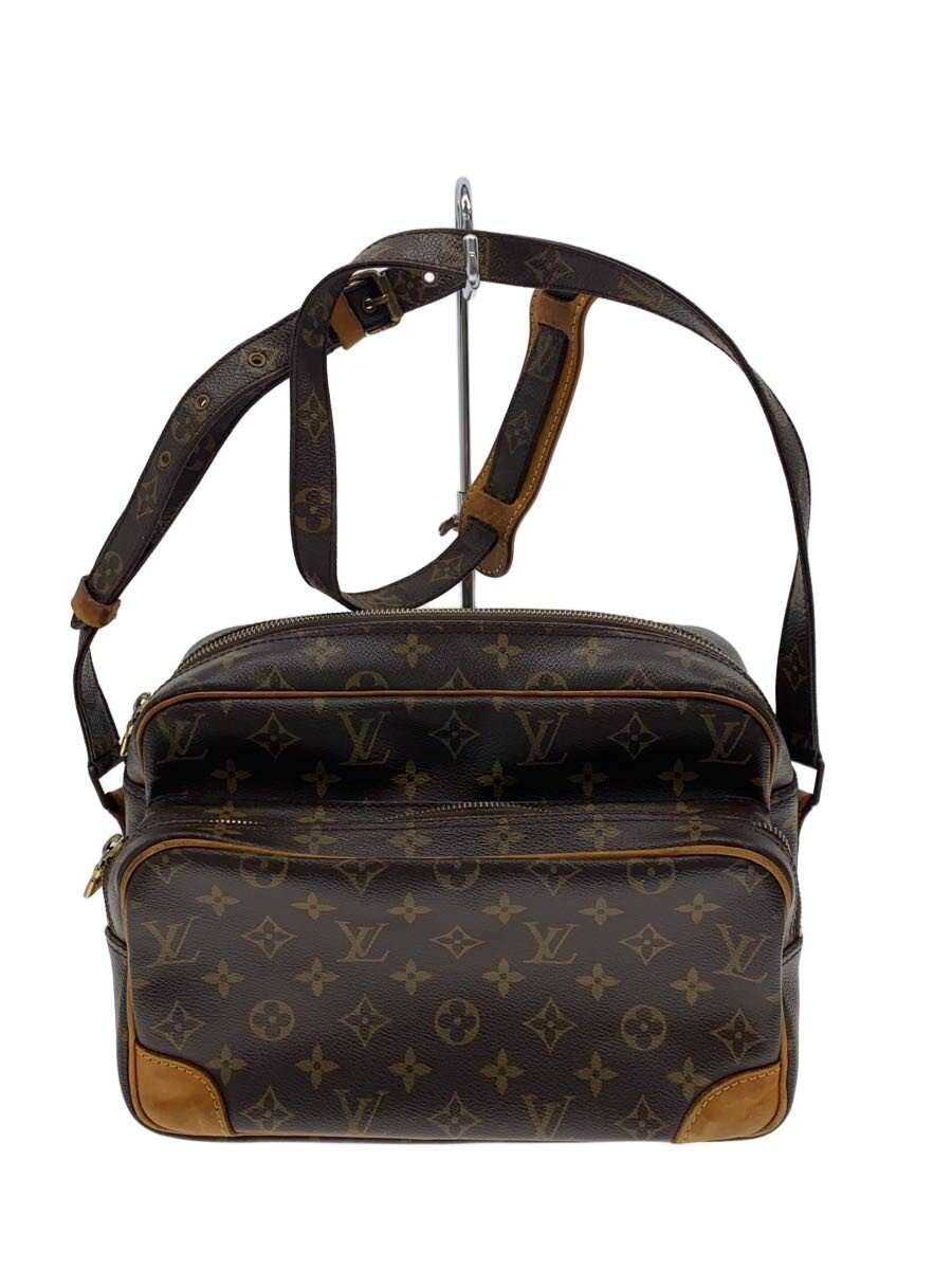 【中古】LOUIS VUITTON◆ナイル_モノグラム・帆布/PVC/BRW【御徒面子】