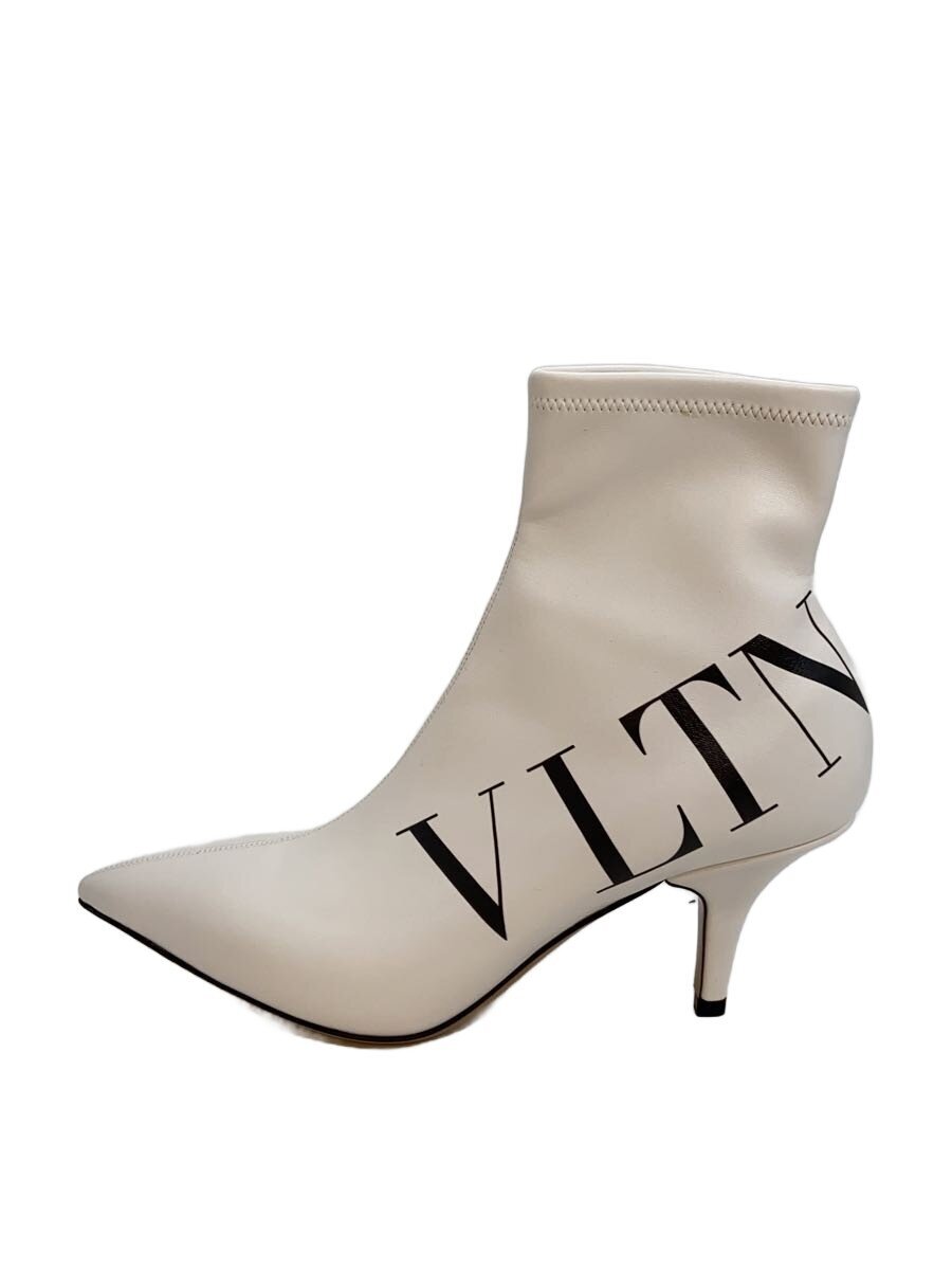 【中古】VALENTINO GARAVANI◆ブーツ/--/WHT/rw2s0j91【シューズ】