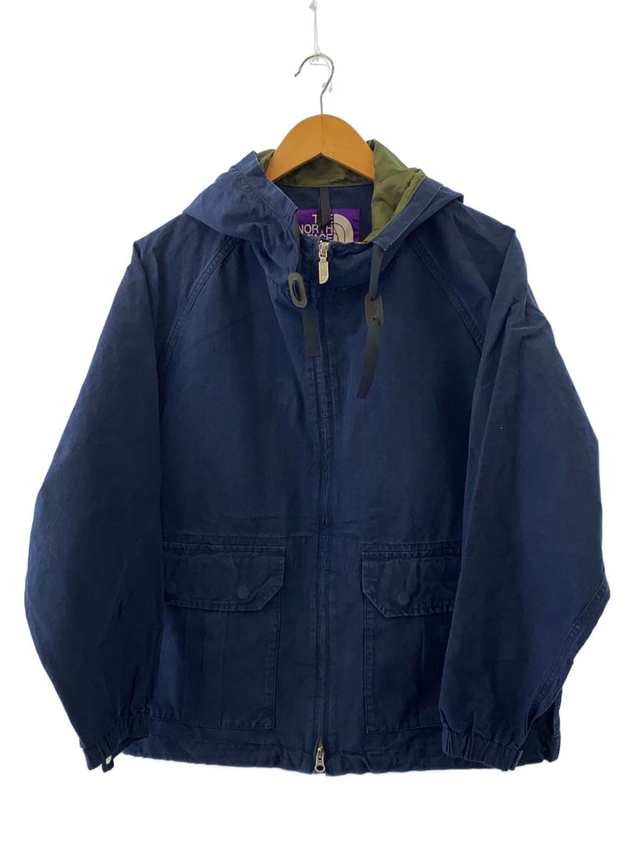 【中古】THE NORTH FACE PURPLE LABEL◆INDIGO MOUNTAIN WIND PARKA_インディゴマウンテンウインドパーカー/S/綿織物/IDG【メンズウェア】