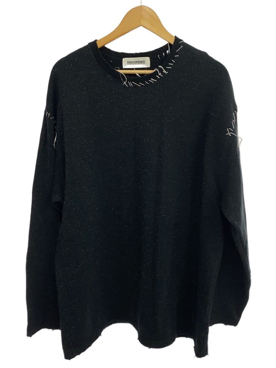【中古】discovered◆スウェット/3/コットン/BLK/24SS/KILAKILA DAMAGE SWEAT【メンズウェア】|2nd STREET 店