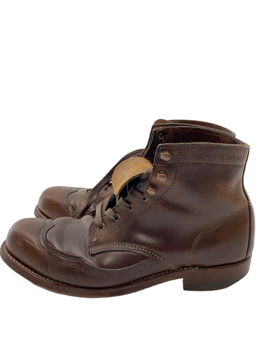 【中古】WOLVERINE◆レースアップブーツ/--/BRW/W05342【シューズ】