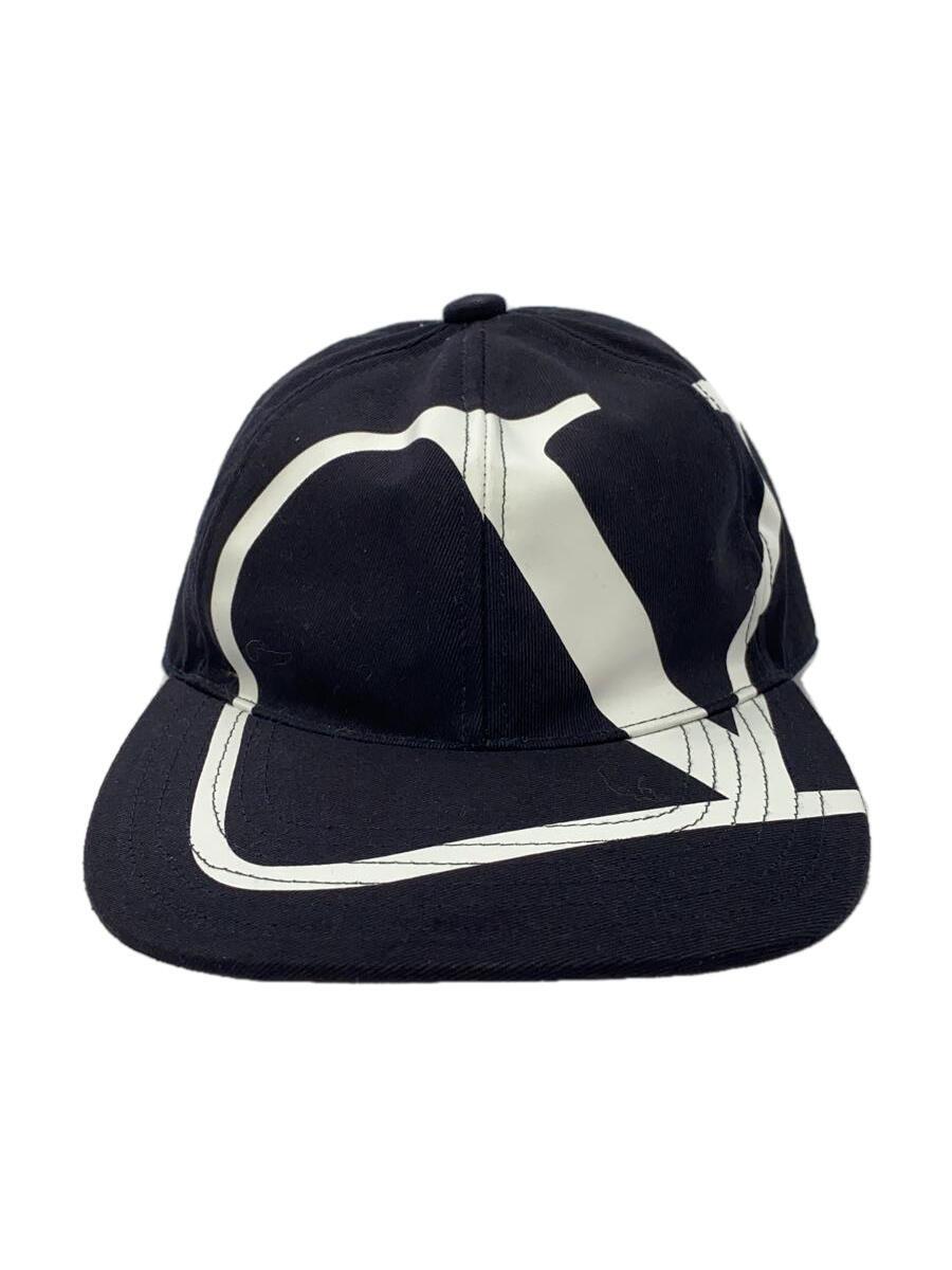 【中古】VALENTINO GARAVANI◆V Logo Baseball Cap/旗がしら/--/綿織物/黒いこと/無地/SY0HDA10BKX【服飾雑貨他】