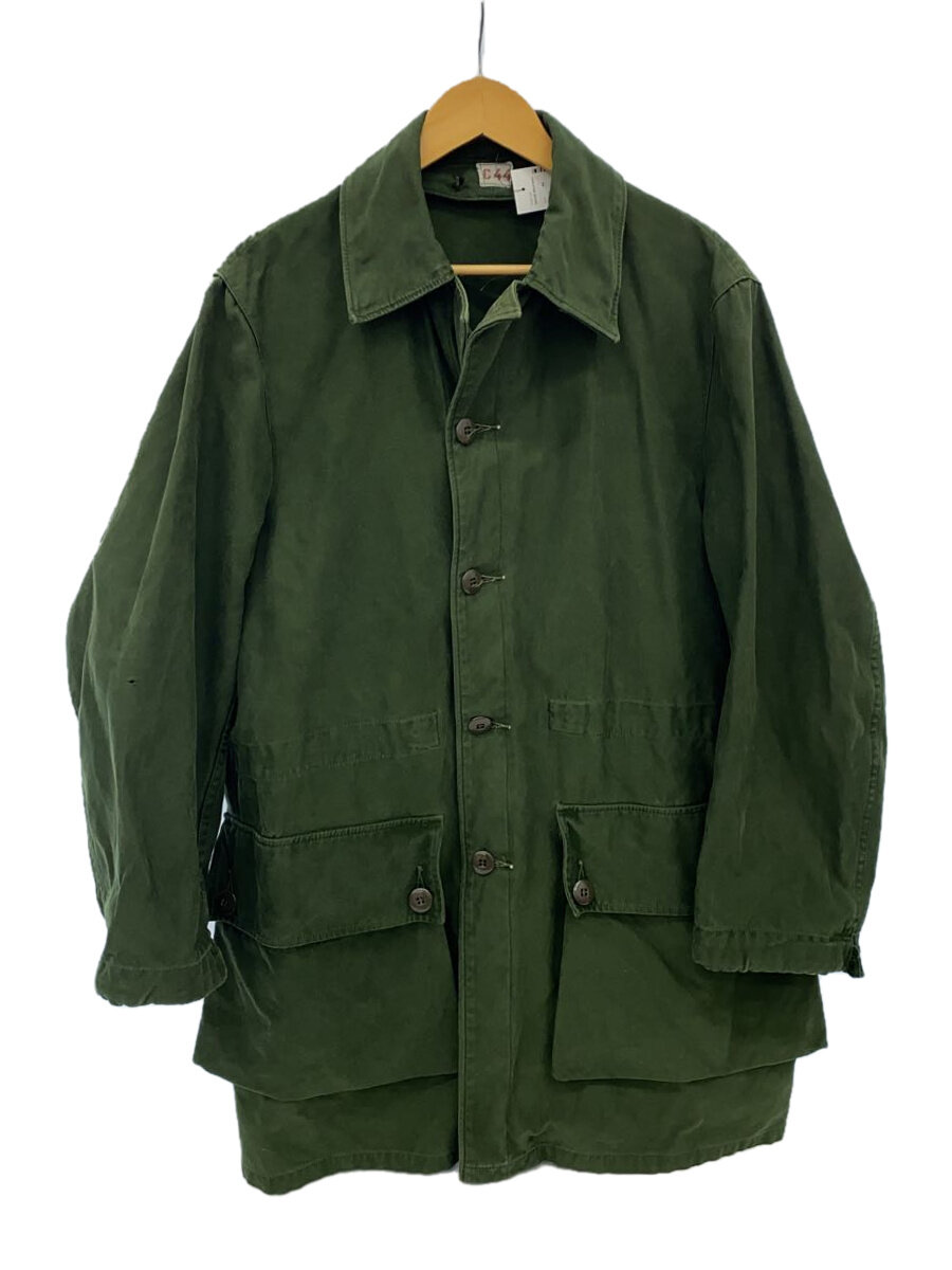 【中古】SWISS MILITARY WATCH◆M-59 FIELD COAT/厚地の外套/44/綿織物/GRN//【メンズウェア】