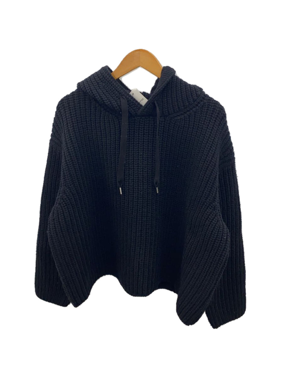 【中古】JUNYA WATANABE COMME des GARCONS◆編み物・ティーシャツ(朦朦たる)/S/羊毛/BLK/jn-n011//【メンズウェア】