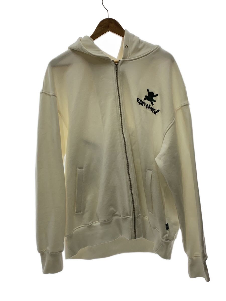 【中古】絡繰魂◆パーカー/XXL/綿織物/WHT【メンズウェア】