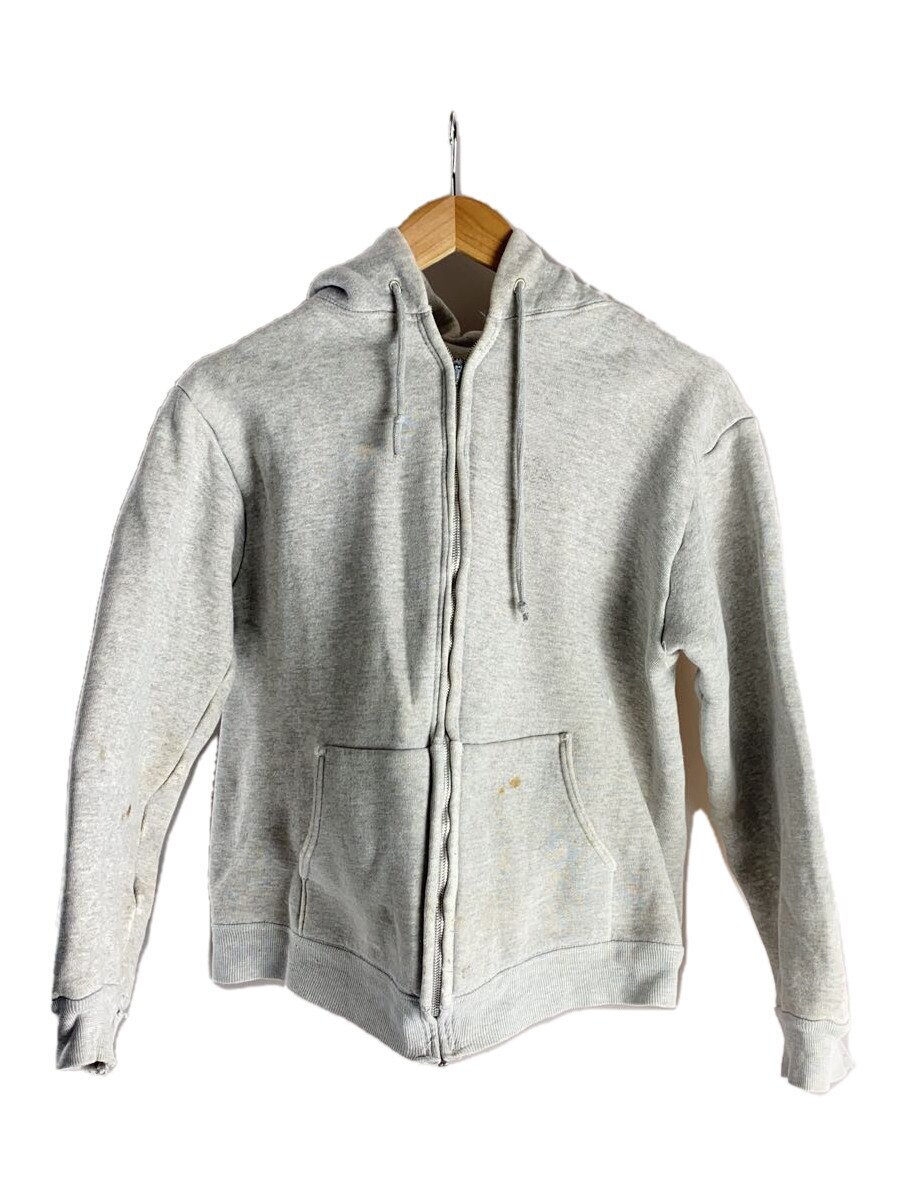 【中古】SPRUCE/ダブル人間の顔/いの一番鍵を掛ける/ジップパーカー/M/--/GRY【メンズウェア】