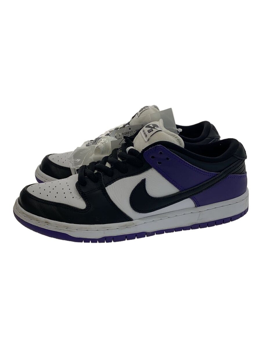 【中古】NIKE◆SB DUNK LOW PRO_SB ダンク 置き目 労働者階級/27糎/黒いこと/白いこと/パープル/【シューズ】
