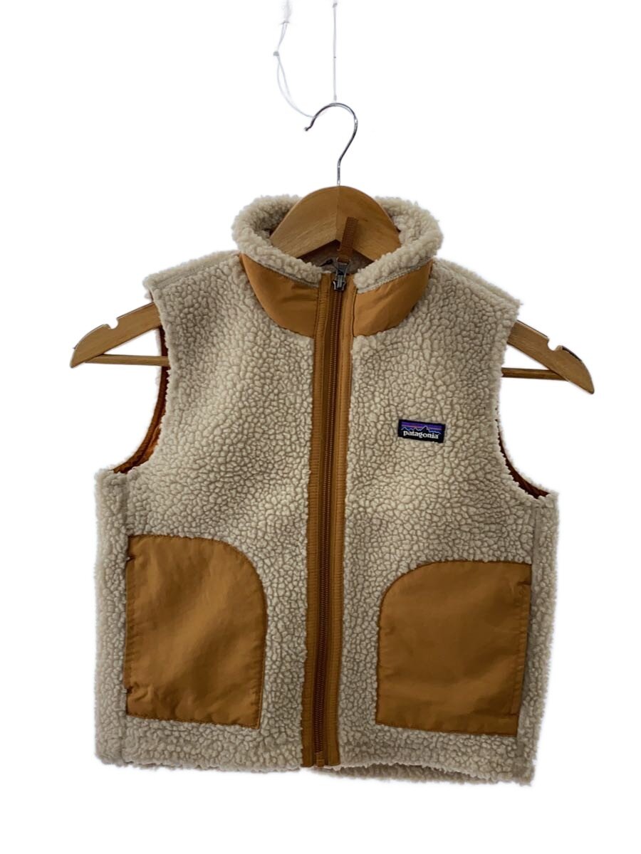 【中古】patagonia◆キッズレトロXより良い/照明ランプ色つや/XS/ポリエステル/CRM/65619fa20【キッズ】