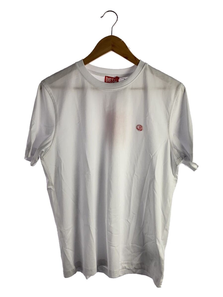 【中古】DIESEL◆トップス/S/綿織物/WHT【メンズウェア】