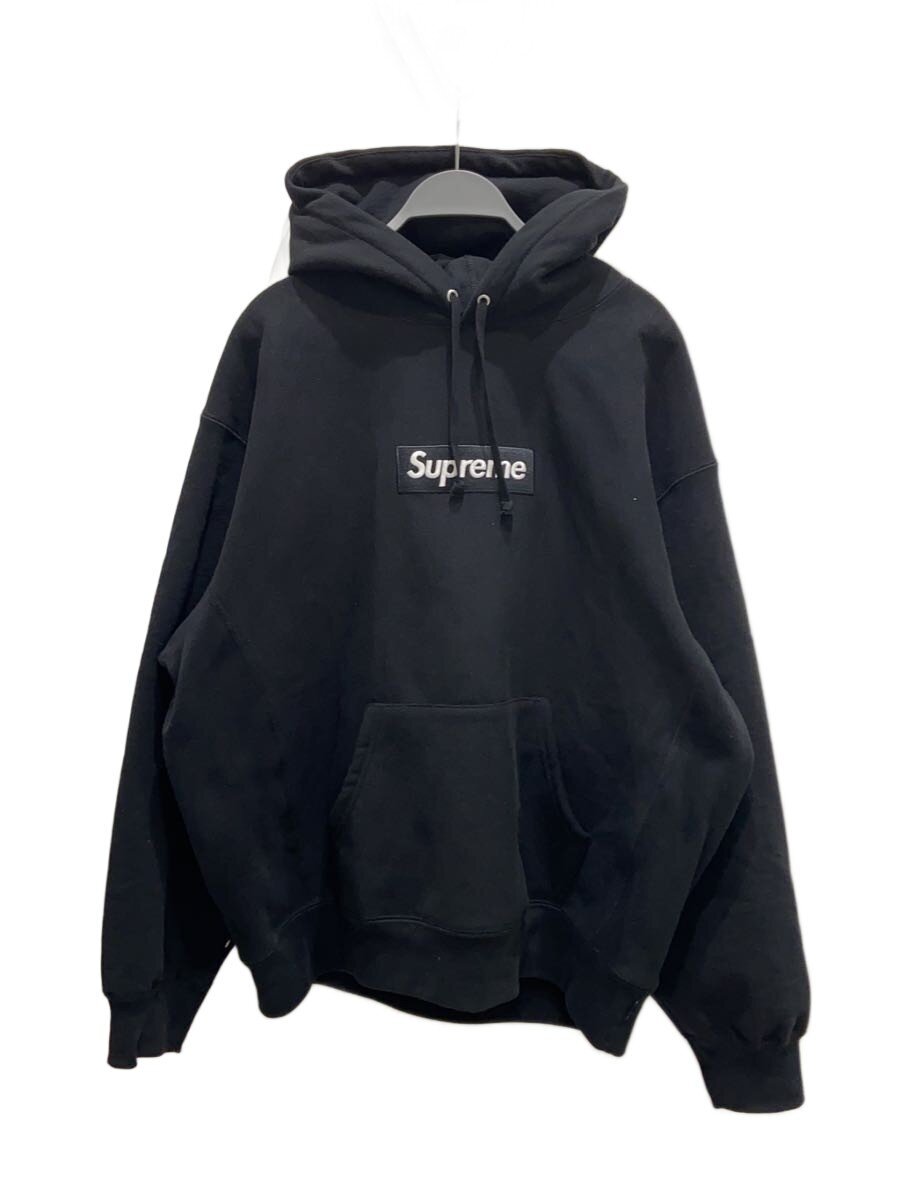 【中古】Supreme◆24AW/Box Logo Hooded Sweatshirt/パーカー/L/綿織物/BLK【メンズウェア】