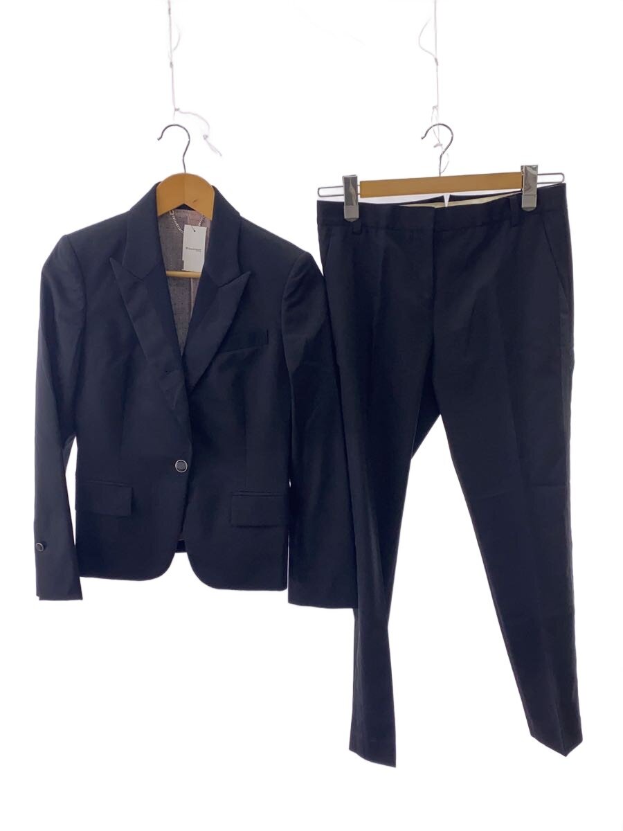 【中古】Paul Smith◆点点うつり変わり1B上衣/ズボン下/セットアップ/2/羊毛/BLK/38/黒//? NULL ?【レディースお召しもの】