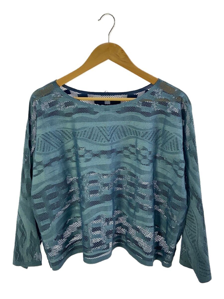 【中古】PLEATS PLEASE ISSEY MIYAKE◆トップス/3/ナイロン/BLU/pp01lk931【レディースお召しもの】
