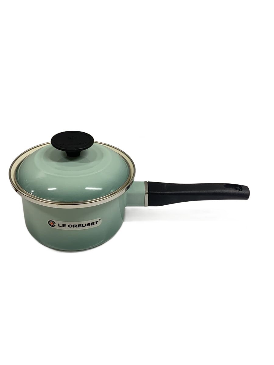 【中古】LE CREUSET◆鍋/電気容量:1.5L/16糎未満/GRN//【勝手もと装置】