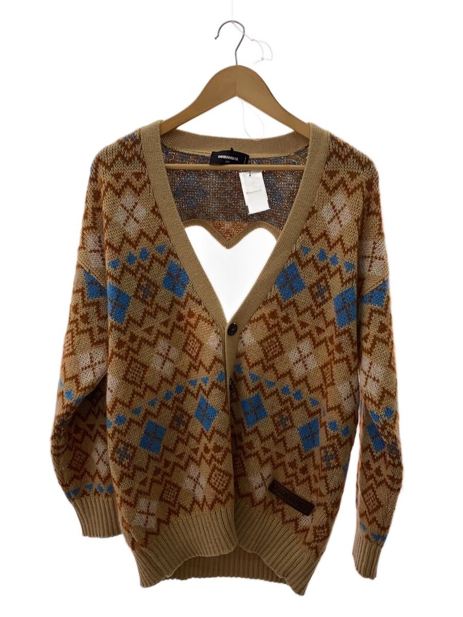 【中古】DSQUARED2◆カーディガン(厚手)/XXS/ウール/マルチカラー/S72HA1154 S18363//【メンズウェア】｜2ｎｄ STREET 店