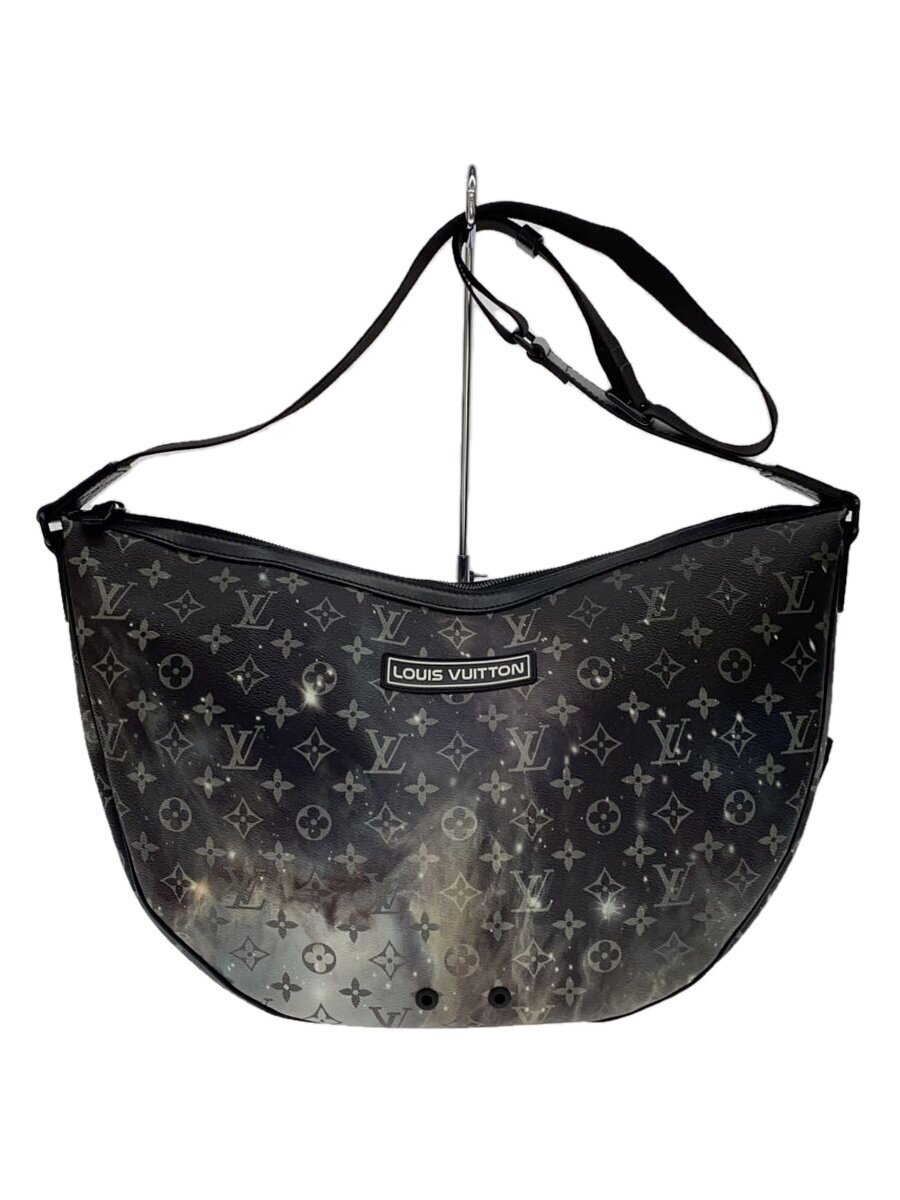 【中古】LOUIS VUITTON◆アルファ・ホーボー_モノグラム・ギャラクシー_BLK/PVC/BLK【御徒面子】