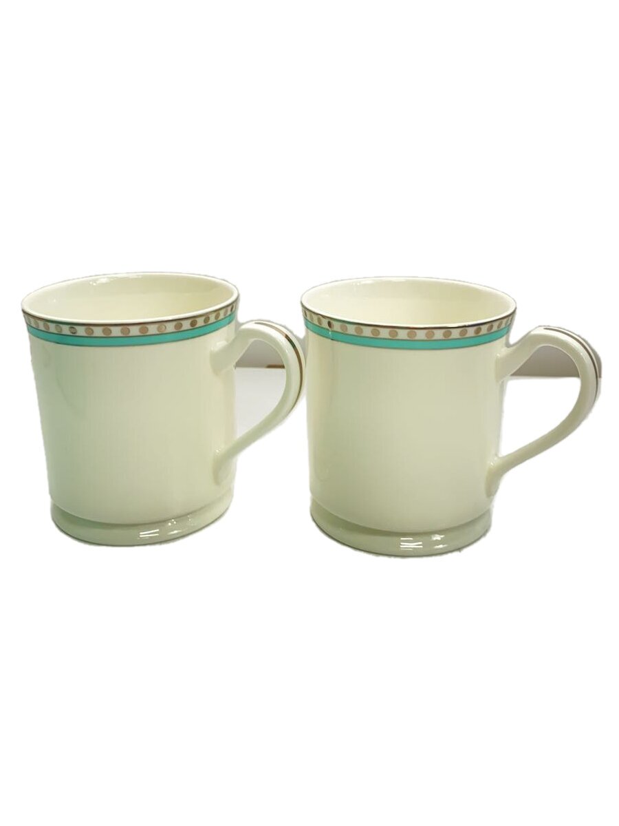 【中古】TIFFANY\u0026Co.◆プラチナブルーバンド/コップ/2点仕掛ける/WHT/箱不都合有【御厨子所備品】
