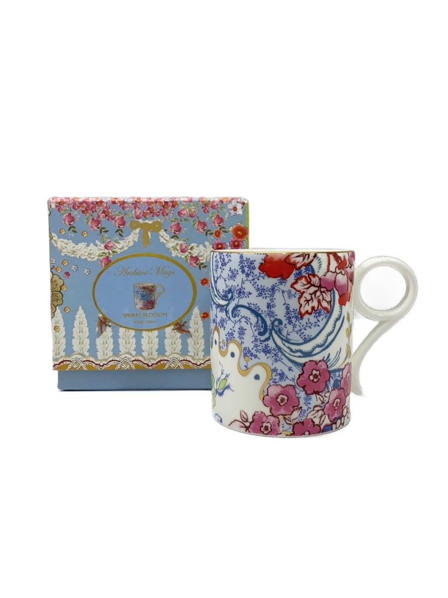 【中古】WEDGWOOD◆SPRING BLOSSOM/BONE CHINA/グラス/WHT【キッチン用品】