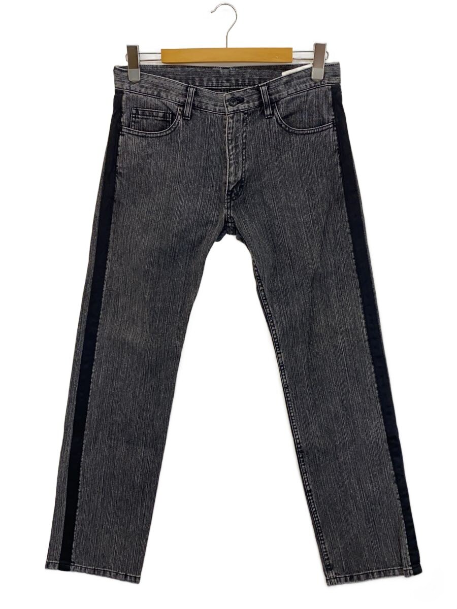 【中古】COMME des GARCONS HOMME◆サイドライン/デニムパンツ/SS/コットン/ブラック/HS-P024【メンズウェア】｜2ｎｄ STREET 店