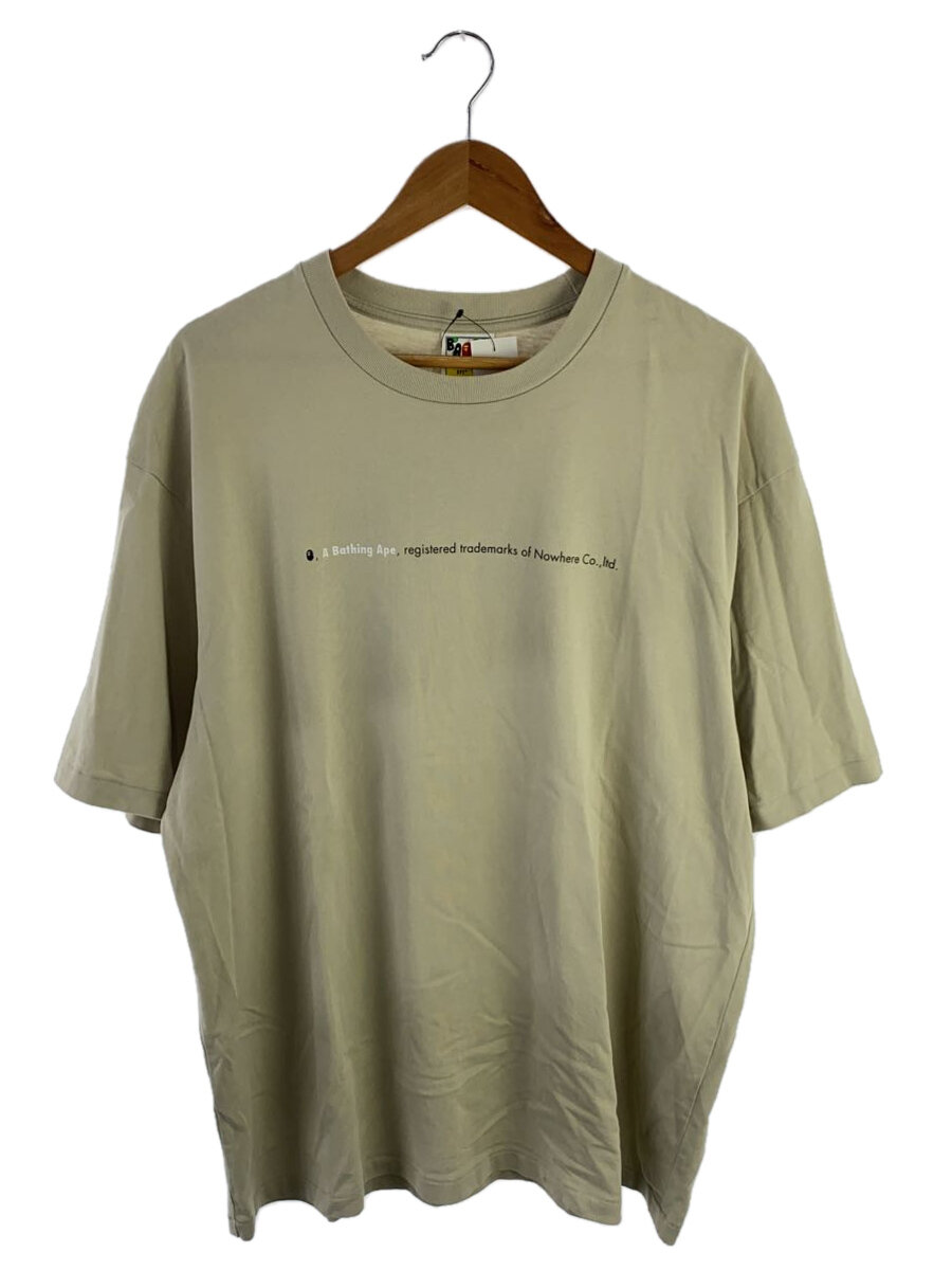 【中古】A BATHING APE◆プルオーバー/XL/綿織物/BEG/001TEK801319M【メンズウェア】