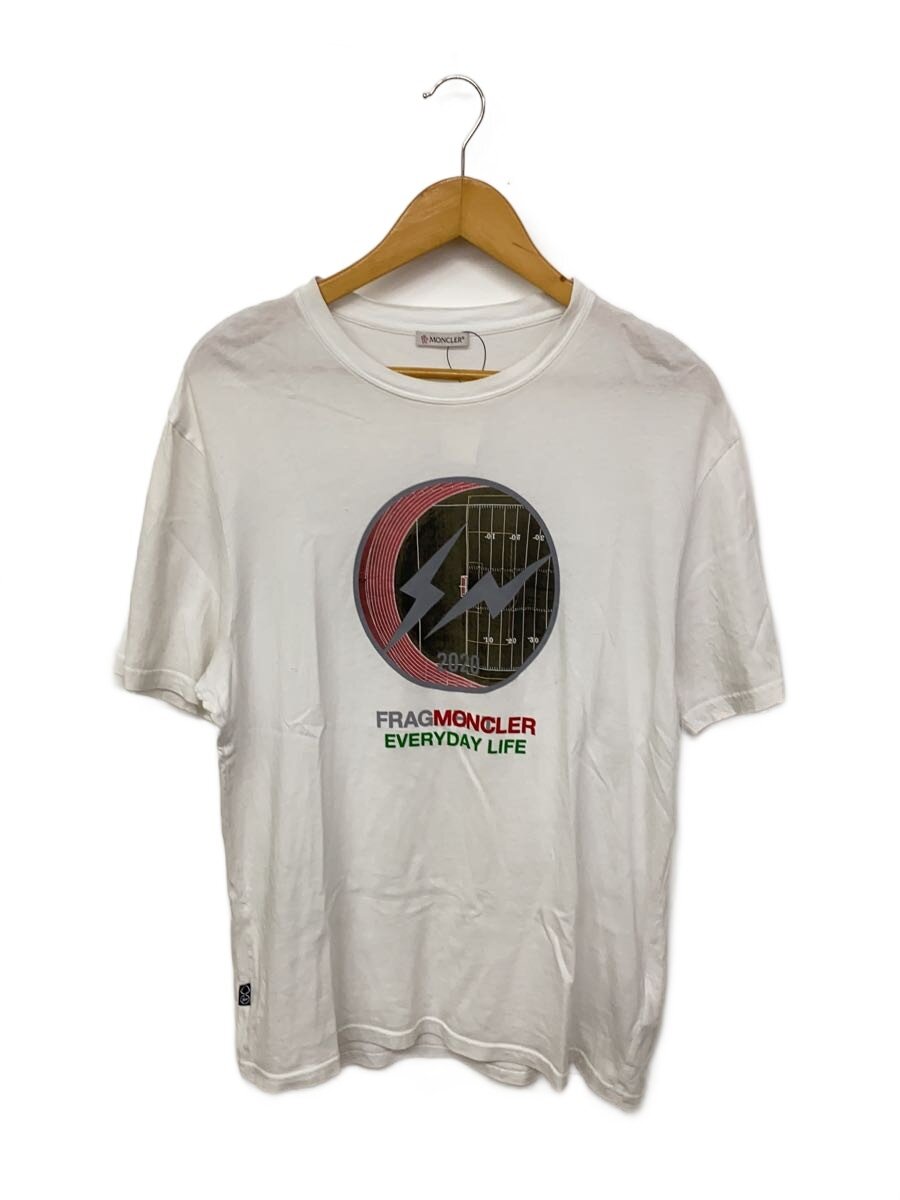 【中古】MONCLER◆Tシャツ/S/コットン/WHT/プリント/F209U8C70910 8392B【メンズウェア】｜2ｎｄ STREET 店