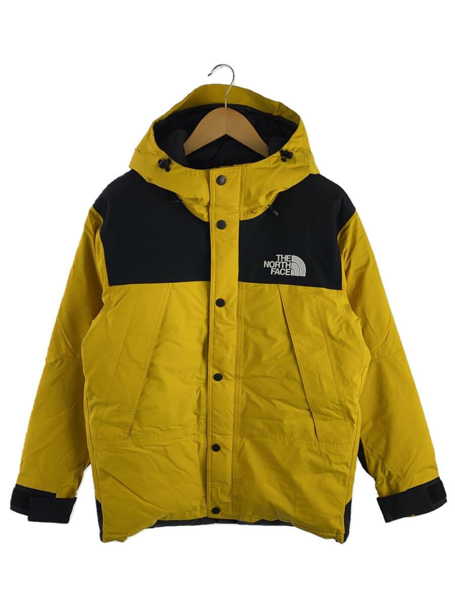 【中古】THE NORTH FACE◆MOUNTAIN DOWN JACKET_マウンテンダウンジャケット/M/ゴアテックス/YLW/首元汚れ【メンズウェア】｜2ｎｄ STREET 店