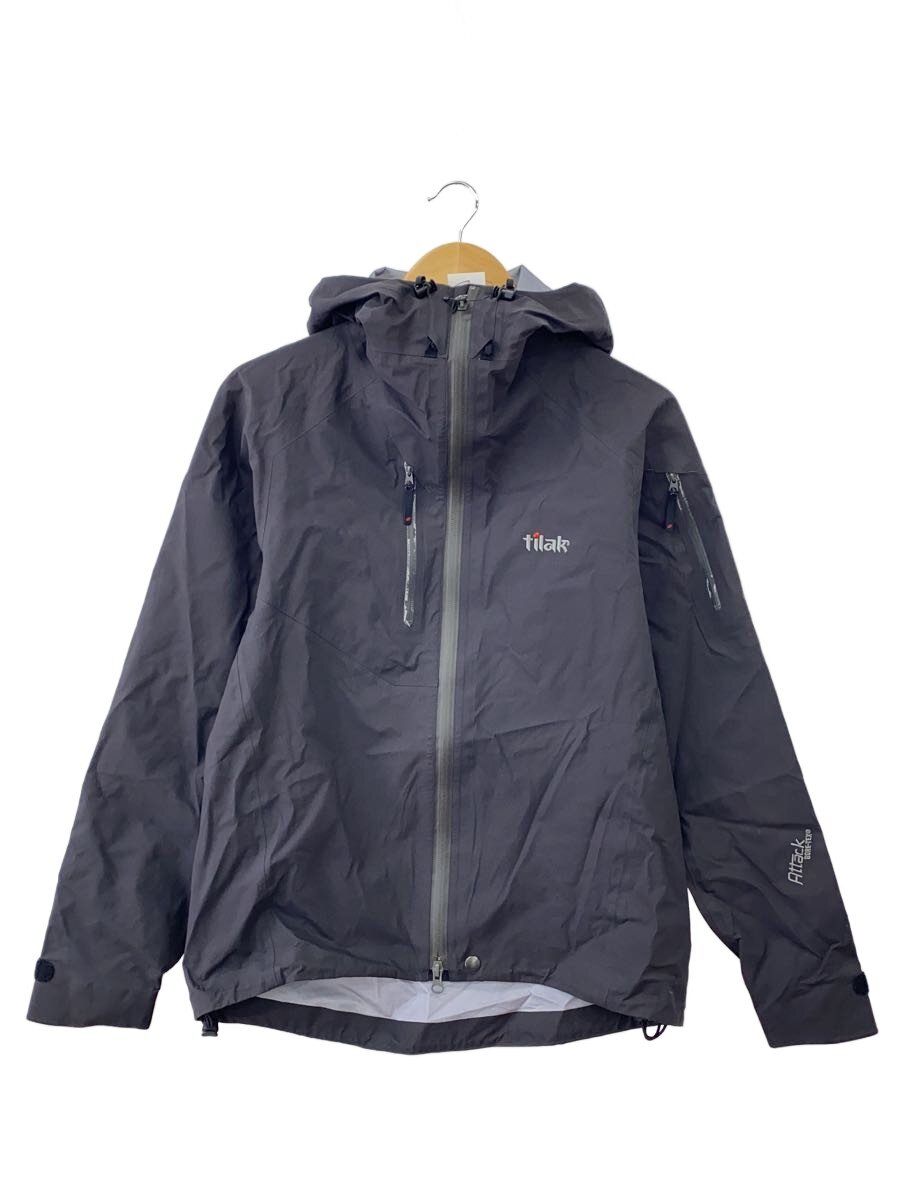 【中古】tilak◆ATTACK JACKET GORE-TEX Active/マウンテンパーカ/XS/ナイロン/BLK/無地【メンズウェア】