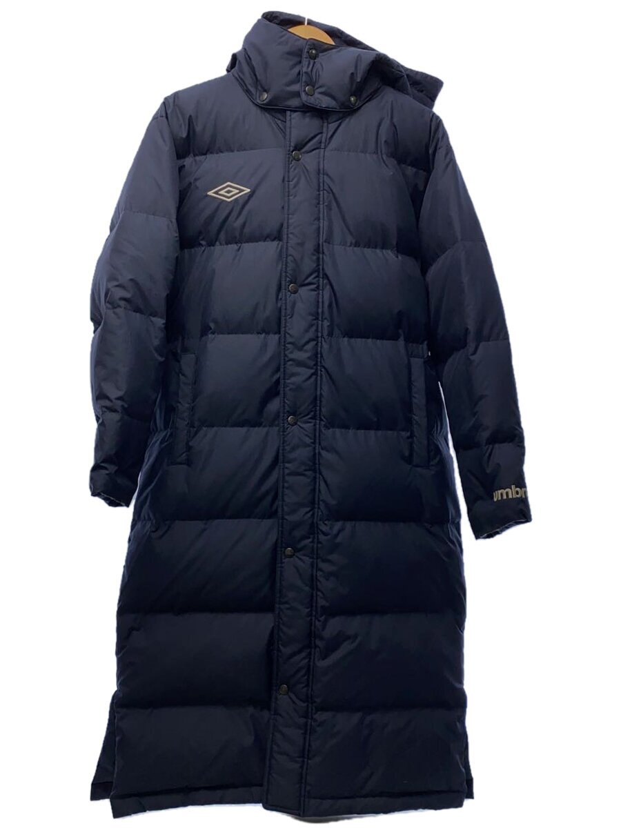 【未使用級】umbro アンブロ 刺繍ロゴ ロングダウンコート ベンチコート 紺 楽天市場】【アンブロ】UMBRO フード付 ロングダウンコート