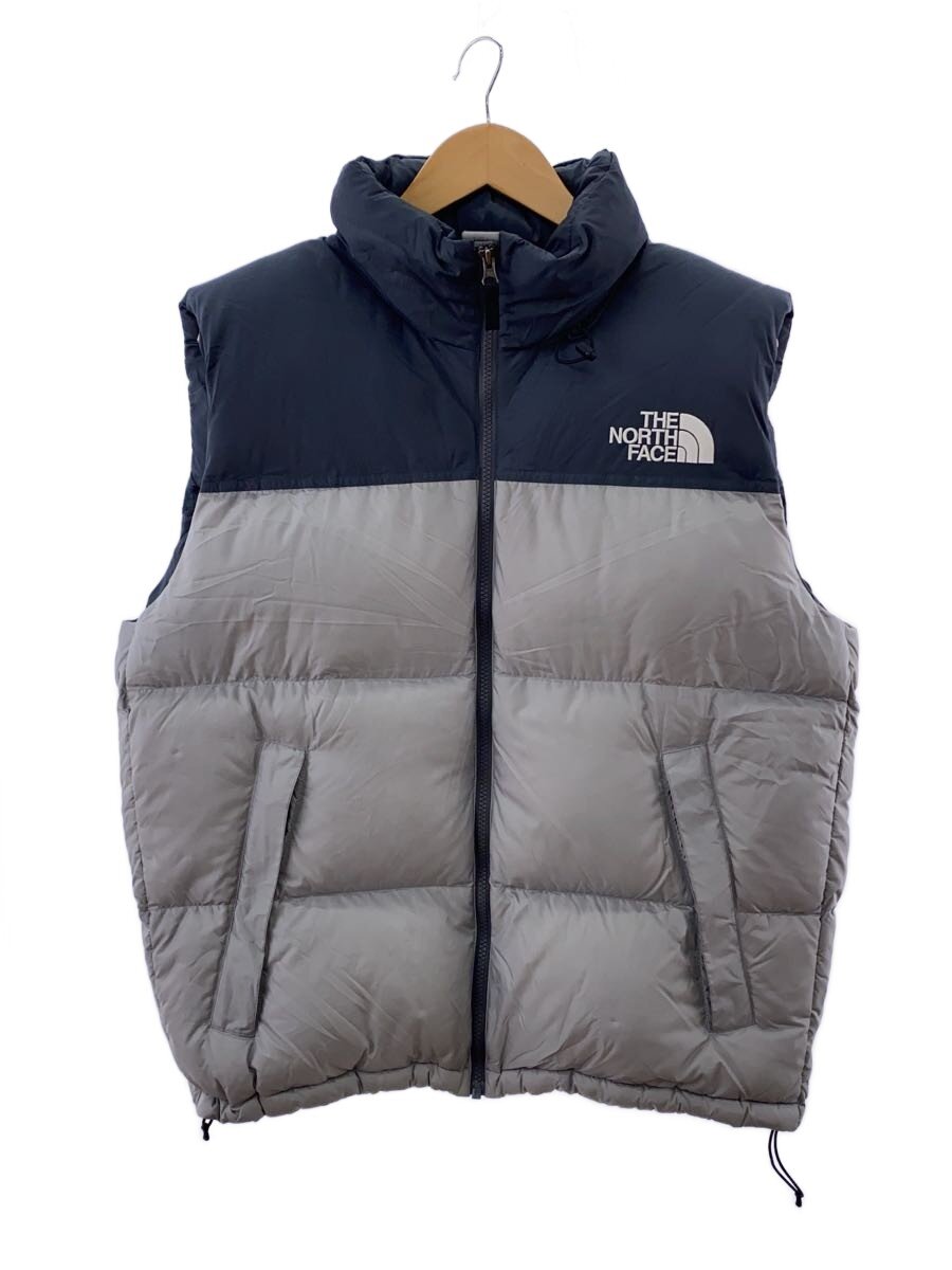 【中古】THE NORTH FACE◆ダウンベスト/L/ナイロン/GRY/ND92232//【メンズウェア】|2nd STREET 店