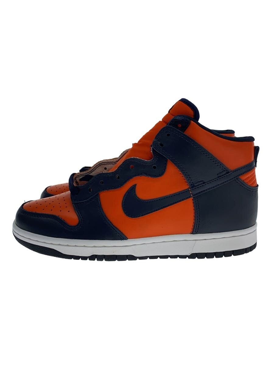 【中古】NIKE◆DUNK HIGH LE/ダンクハイ/College orange/Obsidian/630335-841/26糎【シューズ】