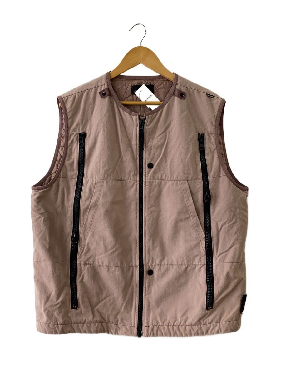 【中古】STONE ISLAND◆Shadow Project Mens Padded Vest/L/PNK/7019G0101//【メンズウェア】