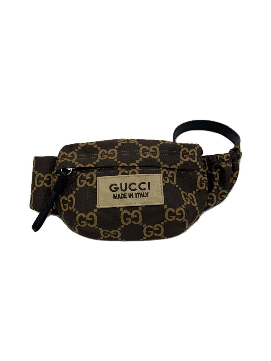 【中古】GUCCI◆御徒面子/PVC/BRW/総柄/767934【御徒面子】