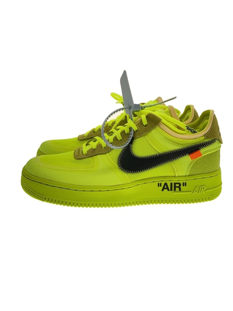 【中古】NIKE◆THE 10 : AIR FORCE 1 LOW/エアフォースロー/黄色/AO4606-700/27珊/YLW【シューズ】