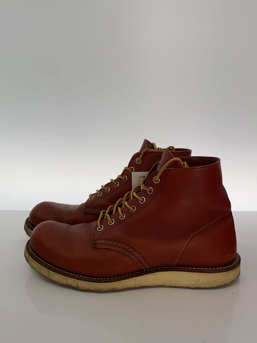 【中古】RED WING◆レースアップブーツ・6インチクラシックプレーントゥ/26cm/RED/レザー【シューズ】｜2ｎｄ STREET 店