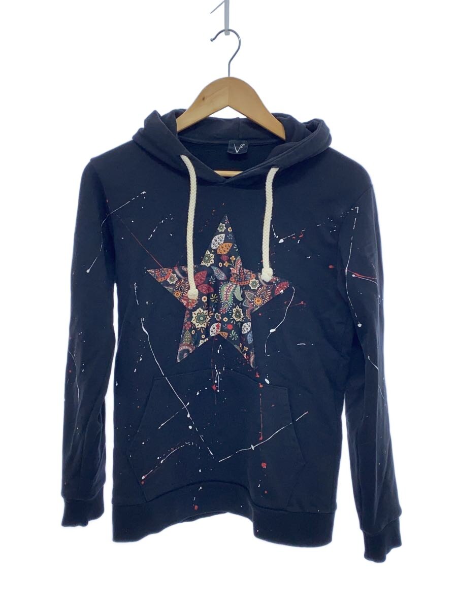 【中古】V2BRAND/パーカー/S/綿織物/黒いこと【メンズウェア】