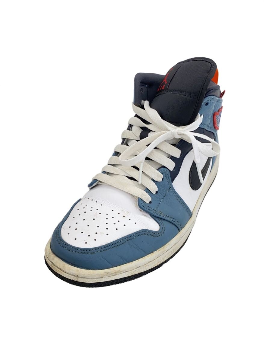 【中古】NIKE◆AIR JORDAN 1 MID SE FRLS APLA/エアジョーダン 1/ホワイト/CU2802-100/25【シューズ】｜2ｎｄ STREET 店