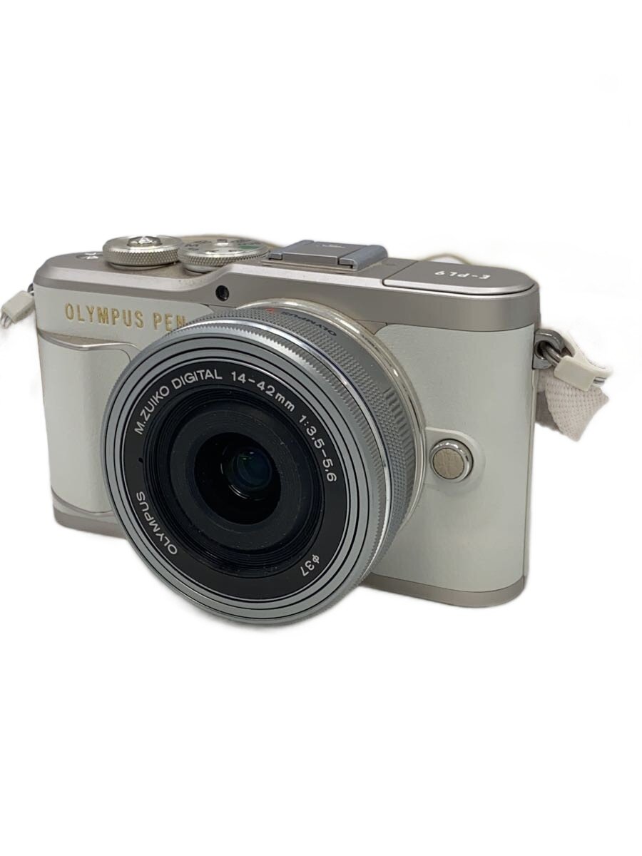 【中古】OM SYSTEM(OLYMPUS)◆デジタル一眼写真機 OLYMPUS PEN E-PL9 EZダブルズームキット [白いこと]【写真機】