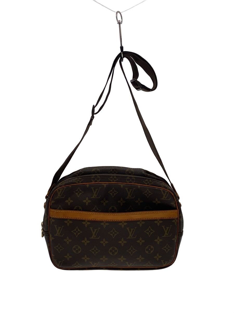 【中古】LOUIS VUITTON◆特派員PM_モノグラム・帆布/PVC/BRW//【御徒面子】