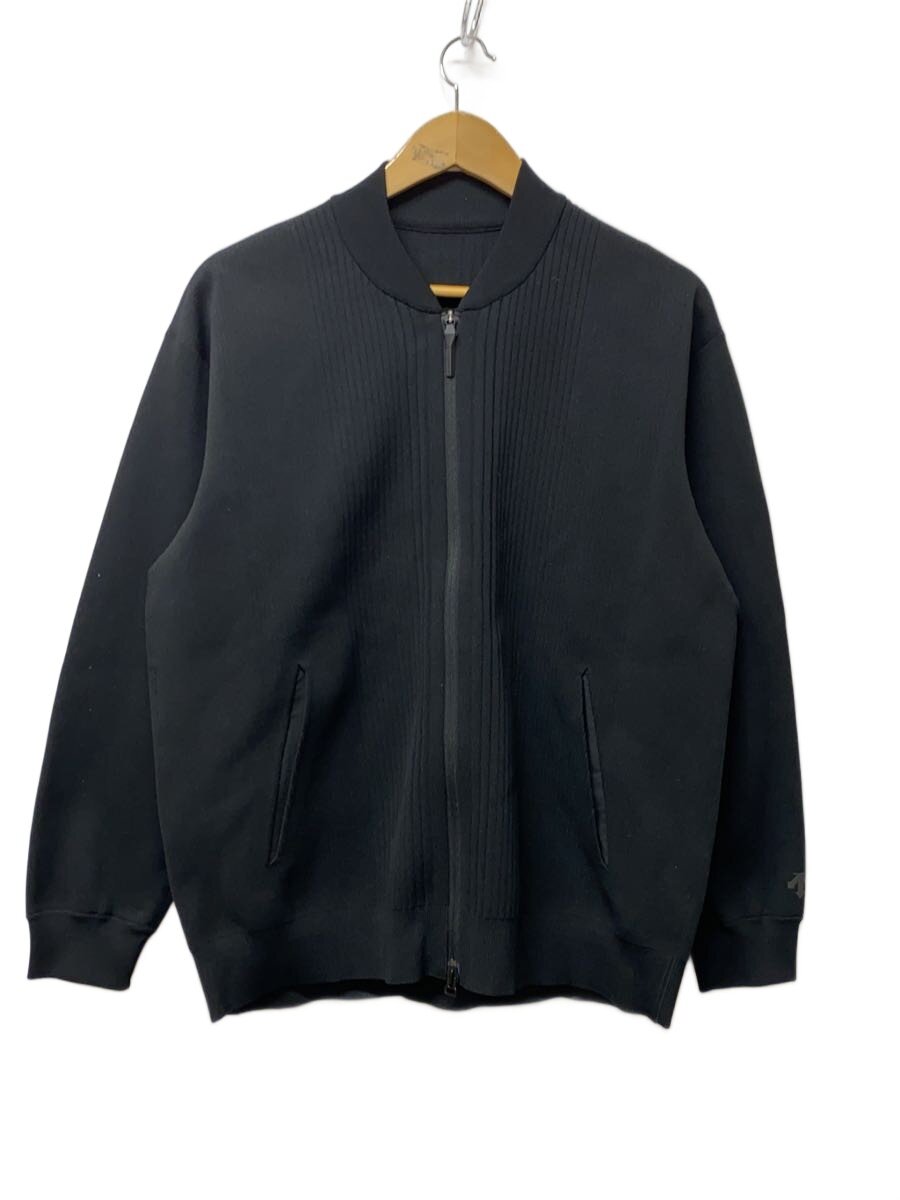 【中古】DESCENTE ALLTERRAIN ◆上衣/M/ポリエステル/BLK/無地/DU5SSWA2M【メンズウェア】