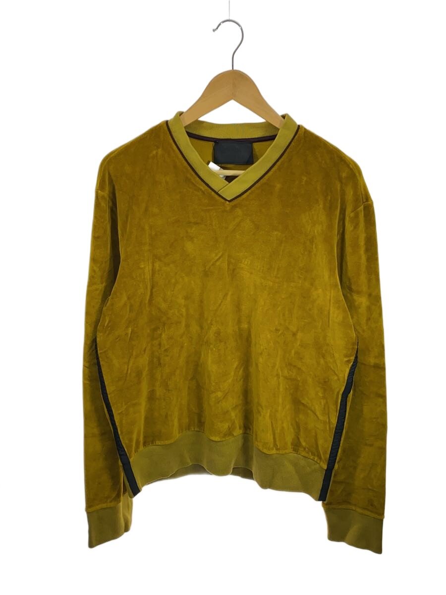 【中古】PRADA◆スレ有/流汗/M/綿織物/CML/無地【メンズウェア】