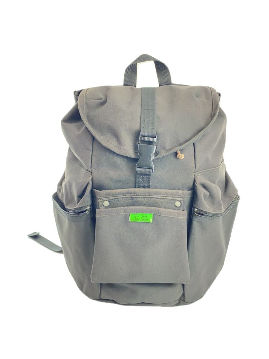 【中古】PORTER◆背嚢/--/BLK/無地/単位労働組合【御徒面子】