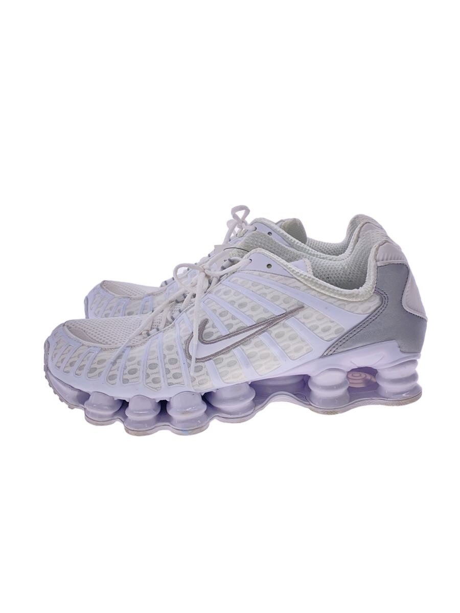 【中古】NIKE◆SHOX TL/27.5糎/WHT/PVC【シューズ】