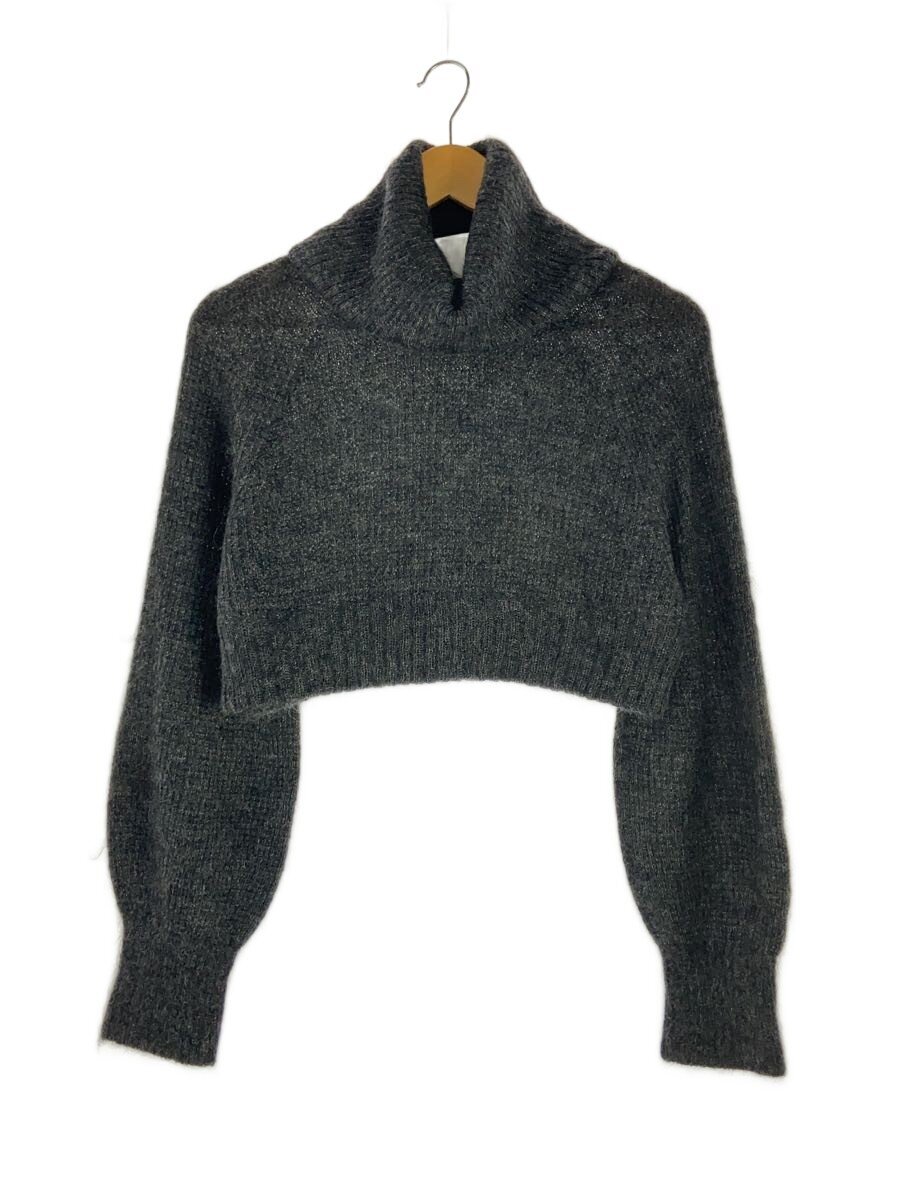 【中古】LIMI feu◆編み物・スウェーター(朦々たる)/S/羊毛/GRY/無地【レディースお召しもの】